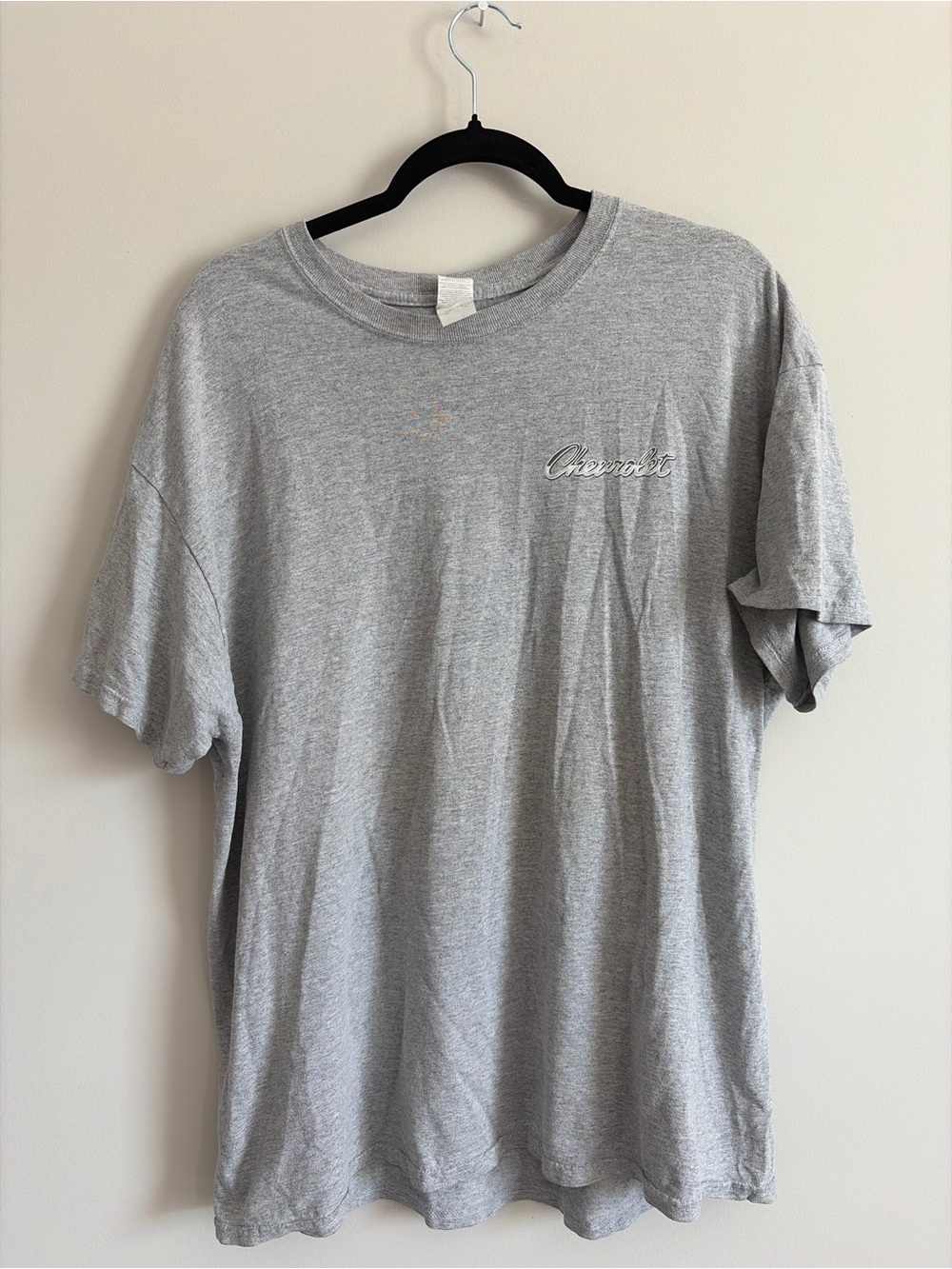 Chevrolet Gray Logo Crewneck T-Shirt